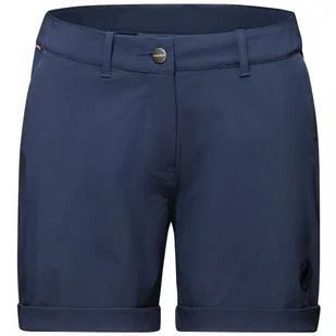 Szorty damskie Mammut Runbold Roll Cuff Shorts Women Rozmiar: M-L / Kolor: niebieski - Spodnie sportowe damskie - miniaturka - grafika 1
