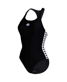 Stroje kąpielowe - ARENA Racer Back kostium kąpielowy czarny 46 - grafika 1