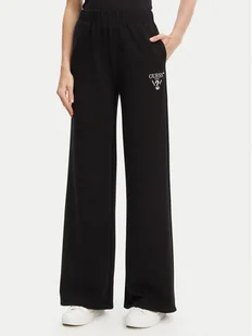 Guess Spodnie dresowe V5RB12 KC3D2 Czarny Regular Fit - Spodnie sportowe damskie - miniaturka - grafika 1
