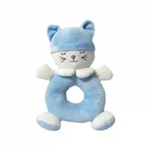 Grzechotki dla dzieci - Grzechotka kotek niebieski 18cm - Tulilo - miniaturka - grafika 1