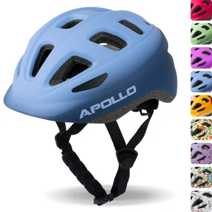Dziecięcy kask rowerowy Apollo, kask dla dzieci i młodzieży, kask multisportowy - Blue Fade - S (48-52 cm) - Kaski rowerowe - miniaturka - grafika 1