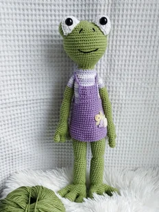 Żaba Monika, żabka - Maskotki i pluszaki - miniaturka - grafika 1