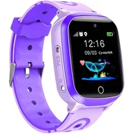 Smartwatch - GoGPS K17PR Fioletowy - miniaturka - grafika 1