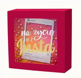 Skarbonka SKARBBOXY SBB-016 „Życie jak z insta” - Skarbonki - miniaturka - grafika 1