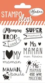 Zabawki kreatywne - Aladine Stemple silikonowe, Mama po francusku - miniaturka - grafika 1