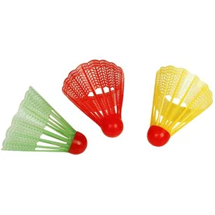 ENERO Lotka Badminton plastik ENERO 3szt Multikolor 1007649 - Badminton - miniaturka - grafika 1