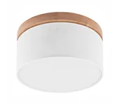 Lampy sufitowe - Brilagi - Lampa sufitowa BELLADONNA 1xE27/15W/230V śr. 30 cm biała/dąb - miniaturka - grafika 1