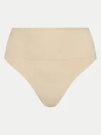 Majtki damskie - LAUREN RALPH LAUREN Figi klasyczne z wysokim stanem 4L0020 Beżowy - miniaturka - grafika 1