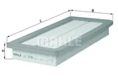 Filtry powietrza - Filtr powietrza Mahle LX 2738 - miniaturka - grafika 1