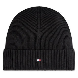 Czapka Tommy Hilfiger Flag AM0AM12796 Czarny - Czapki męskie - miniaturka - grafika 1