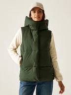 Kamizelki damskie - Regatta Kamizelka pikowana "Kelse" w kolorze khaki - miniaturka - grafika 1