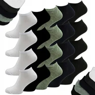 Skarpetki męskie - STOPKI MĘSKIE SKARPETY BAMBUSOWE NISKIE SKARPETKI KLASYCZNE 20 PAR 40-43 - miniaturka - grafika 1