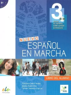 Nuevo Espanol en marcha 3 Podręcznik + CD - SGEL-Educacion - Książki do nauki języka hiszpańskiego - miniaturka - grafika 1