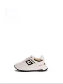 Trampki damskie - sneakers donna guess fltfon fab12 fonzi cream - miniaturka - grafika 1