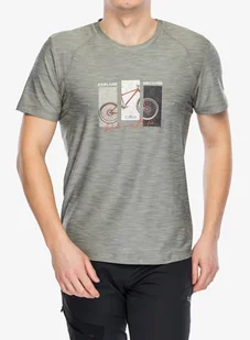 Koszulka szybkoschnąca CMP Toto T-Shirt Melange Stretch Jersey - sage mel - Koszulki rowerowe - miniaturka - grafika 1