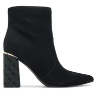 Botki damskie - Botki Guess Frenkie FLFFRE LEP10 Czarny - miniaturka - grafika 1