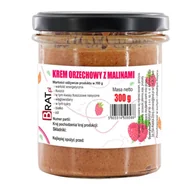 Słodkie kremy i masła - Krem orzechowy z malinami 300g - miniaturka - grafika 1
