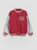 Bluzy dla chłopców - Reserved - Bluza bomber oversize - czerwony - miniaturka - grafika 1