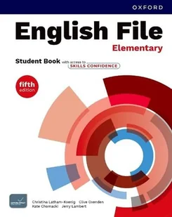 English File 5E Elementary StudentBook access to Skills Confidence - Książki do nauki języka angielskiego - miniaturka - grafika 1