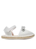 Buty dla dziewczynek - Mayoral Espadryle 45646 Biały - miniaturka - grafika 1