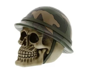 Skarbonka Skull Czaszka Żołnierz Marines 17X16X15Cm - Skarbonki - miniaturka - grafika 1