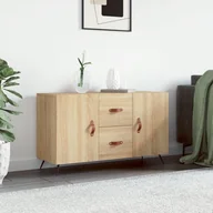 Komody - vidaXL Komoda, dąb sonoma, 100x36x60 cm, materiał drewnopochodny - miniaturka - grafika 1