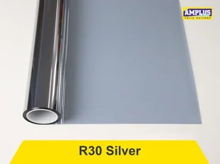 Folia przeciwsłoneczna wewnętrzna R30 Silver - Lite Solar - Akcesoria do okien - miniaturka - grafika 1