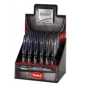 Pióra kulkowe - TOMA Pióro kulkowe 0.5 mm ROLLER TO-075 czarne (kapilarne) 3858 - miniaturka - grafika 1