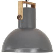 Lampy sufitowe - VidaXL Industrialna lampa wisząca, 25 W, szara, okrągła, 52 cm, E27 320850 VidaXL - miniaturka - grafika 1