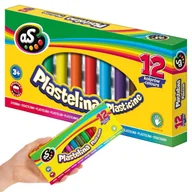 Szkolne artykuły papiernicze - Astra As Plastelina Szkolna Zestaw 12 Kolorów Okrągła Przedszkolna Domowa Kolorowa - miniaturka - grafika 1