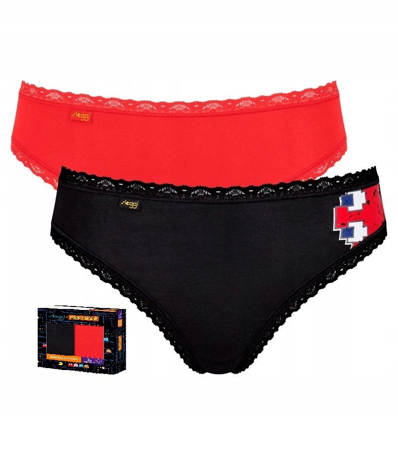 2x MAJTKI DAMSKIE SLOGGI 24/7 Weekend Pacman Tai C2P 46