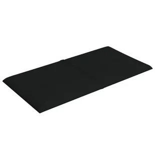 Panele ścienne, 12 szt., czarne, 30x15 cm, tkanina, 0,54 m² - Panele ścienne i boazeria - miniaturka - grafika 5