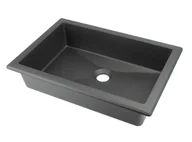 Umywalki - Deante Correo Umywalka podblatowa lub wpuszczana 50x35 cm antracyt metalik CQRTU5U - miniaturka - grafika 1