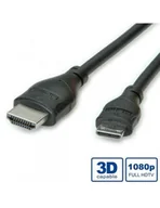 Kable - ROLINE Kabel HDMI High Speed z Ethernet Typ A M - Type C M 0.8m - miniaturka - grafika 1