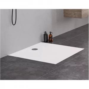 New Trendy B-0486 Brodzik NEX konglomeratowy kwadratowy 100x100x3,5 be$220 struktura - Brodziki prysznicowe - miniaturka - grafika 1