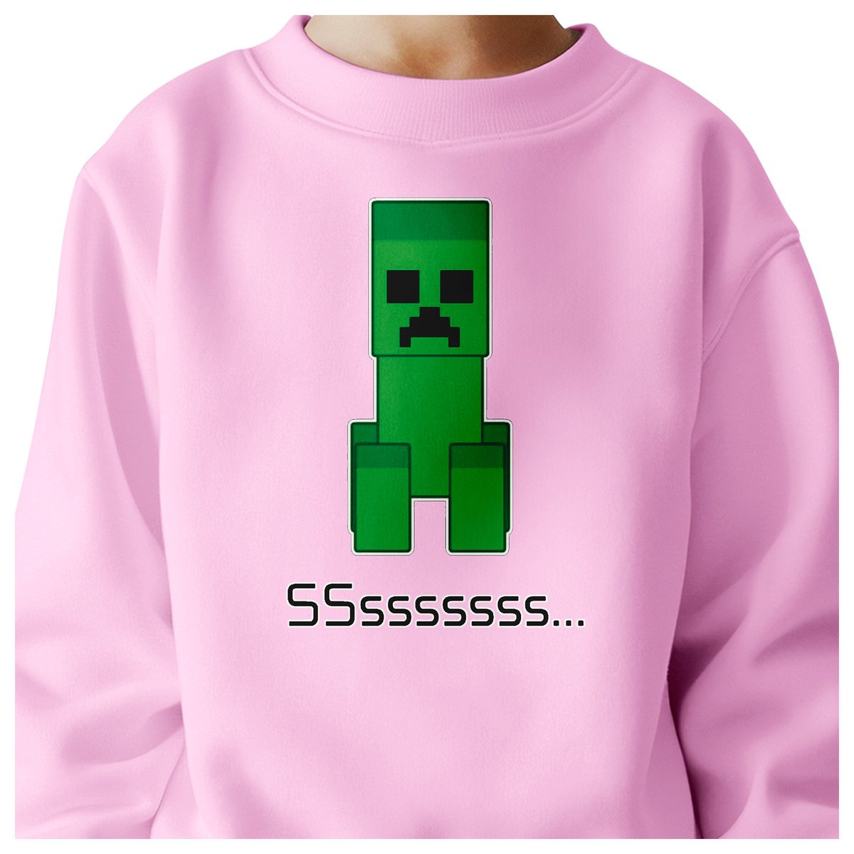 BLUZA DZIECIĘCA MINECRAFT 104 DLA DZIEWCZYNKI CHŁOPCA JAKOŚĆ