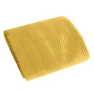 Narzuty - Euro Firany Narzuta Euro Welurowa wz. Sofia Musztard 170x210 1203459 - miniaturka - grafika 1