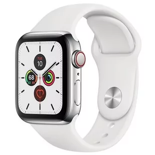Apple Watch Series 5 Cellular 40mm Srebrny (MWX42WB/A) - Smartwatch - miniaturka - grafika 1