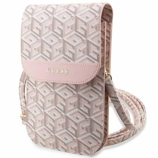 Guess Torebka GUWBHGCFSEP różowy/pink GCube Stripe - Plecaki - miniaturka - grafika 1