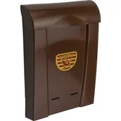 Skrzynki na listy - Skrzynka plastikowa "100" ciem.braz - miniaturka - grafika 1