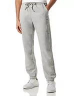 Spodenki męskie - Champion Męskie spodnie treningowe Rochester 1919 Logo Fleece Elastic Cuff, szary melanż (Nogm), L, Szary nakrapiany (logm), L - miniaturka - grafika 1
