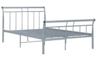 Łóżka - Szare metalowe łóżko loftowe 120x200 cm Zeya 3X - miniaturka - grafika 1