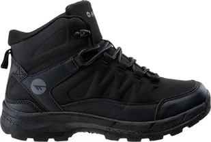 hitec Dziecięce buty Selven Mid Teen czarne r.38 - Buty trekkingowe dziecięce - miniaturka - grafika 1