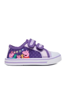 Peppa Pig Trampki CEO-CP91-AW25-331PP Fioletowy - Buty dla dziewczynek - miniaturka - grafika 1