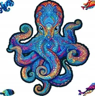 Puzzle - Puzzle Drewniane Dla Dorosłych Magnetyczna Ośmiornica - miniaturka - grafika 1