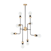 Lampy sufitowe - Britop lampa wisząca 8 punktowa MONTIX dąb olejowany 9244874 9244874 - miniaturka - grafika 1