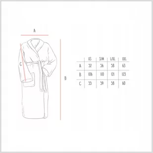 Szlafrok Kimono Gofer Bawełniany Unisex XS Czerw - Szlafroki damskie Szlafrok Kimono Gofer Bawełniany Unisex XS Czerw - Szlafroki damskie - miniaturka - grafika 2