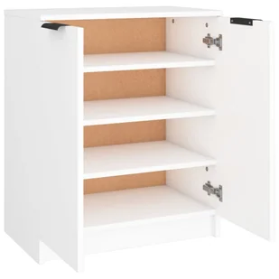 Lumarko Szafka na buty, biała, 59x35x70 cm, materiał drewnopochodny - Szafki na buty - miniaturka - grafika 6