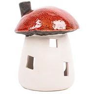 Świeczniki - Świecznik na tea light Domek grzybowy, 11 x 13 x 10 cm - miniaturka - grafika 1