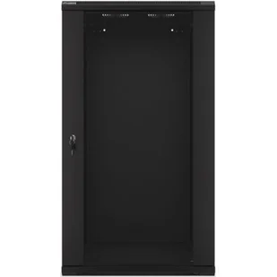 Lanberg Szafa 19" 22U, 600x600, czarna FLAT PACK WF01-6622-10B - Szafy rack - miniaturka - grafika 1